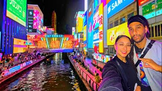 Come HERE in OSAKA at NIGHT Dotonbori Street amp Team Labs Botanical Garden  Japan travel vlog [upl. by Eniluqcaj]