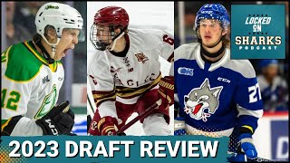 Reviewing Seasons Of The San Jose Sharks 2023 Draft Class [upl. by Cerys651]