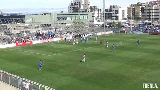 J33  CF FUENLABRADA 20 REAL VALLADOLID B Ocasiones y goles [upl. by Eerdna201]