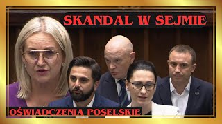 Najciekawsze oświadczenia poselskie [upl. by Ahsini384]