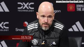 We were mad angry at half time  Erik Ten Hag on Brentford goal reaction by Man Utd [upl. by Lyman]