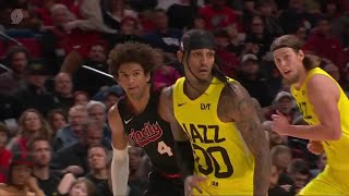 Matisse Thybulle puts on electric defensive showcase in Trail Blazers win over Jazz  NBA [upl. by Marlene]