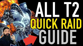 ALL T2 ABYSSAL RAIDS  LOST ARK QUICK GUIDE  ALARICS SANCTUARY TRANQUIL KARKOSA ARK OF ARROGANCE [upl. by Danya798]