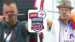 2020 USA Archery Indoor National Finals  Barebow Gold Medal Match [upl. by Acireh]