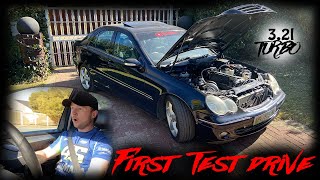 Mercedes quotC180quot Turbo Sleeper FIRST TEST DRIVE💥RicerBenz V3💥 M104 TURBO [upl. by Aienahs]