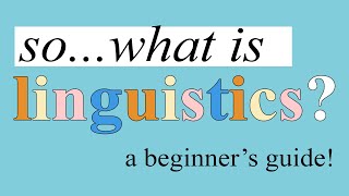 What is Linguistics  The Five Branches Explained [upl. by Grannie]