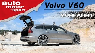 Volvo V60 2018 Große Klappe und viel dahinter – Vorfahrt Review  auto motor und sport [upl. by Eiramlirpa]