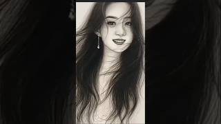 Cute girl drawing with pencil sketch  drawing art sketch painting pencilsketch [upl. by Niliak106]