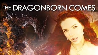 👑 SKYRIM THEME SONG The Dragonborn Comes  by LEAH 👑 [upl. by Fannie686]