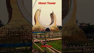 Qatar moon tower in Kolkata  Durga Puja pandal beautiful [upl. by Cox543]