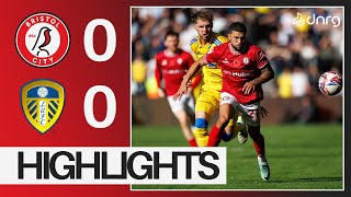 Bristol City 00 Leeds United  Highlights [upl. by Demetris]