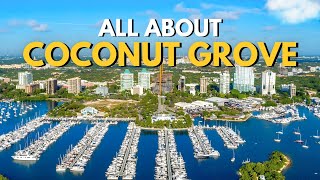 Living in Coconut Grove  2024 Walking Tour  Lifestyle Housing Schools and more [upl. by Yeldarb]