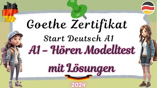 Goethe A1 Certificate Exam Listing Part with Answers  Start Deutsch 1  Learn German Online [upl. by Anerok209]