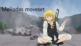 Meliodas moveset tsb Late 4k special [upl. by Adnilrem]