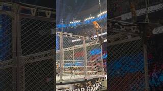 Becky Lynch off the Cage  War Gamaes 2023 [upl. by Auqinu]