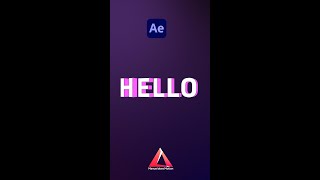 3D Text Animation in After Effects  Tutorial [upl. by Forrer]