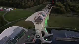 The Falkirk wheel drone fly over [upl. by Gretchen]