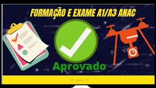 Formação A1A3 em Portugal na nova Plataforma da ANAC e Exame Como Funciona [upl. by Lucais]