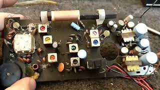 Quick Repair of a late 1960s Federal AMFM SolidState transistor ACDC Portable radio [upl. by Ydnik728]