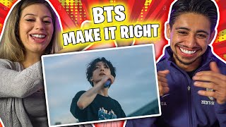 BTS Make It Right ft Lauv Official MV Chaotic Couples Reaction [upl. by Nodearb]