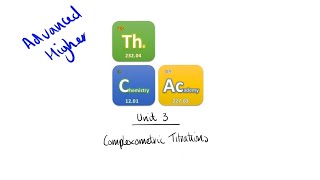 Advanced Higher Chemistry  Complexometric Titration Calculations [upl. by Emiaj]