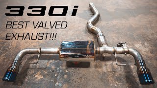 BMW G20 330i Valvetronic Designs Exhaust InDepth Walkthrough [upl. by Fitz]