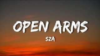 SZA  Open Arms  Lirik Terjemahan Solo Version [upl. by Tunk]