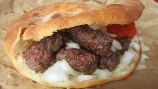 Čevapi u lepinjiTraditional Minced meat in a bun [upl. by Abihsat]