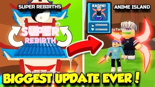 THE BIGGEST UPDATE EVER IN TAPPING GODS IS FINALLY HERE SUPER REBIRTHS Roblox [upl. by Huesman357]