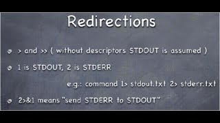 Redirection in LINUX stderr stdinput stdout [upl. by Castle]