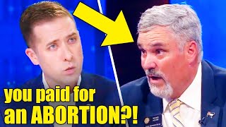 Antiabortion Republican BRUTALLY EXPOSED by Local Anchor in Live Interview [upl. by Aitekram]