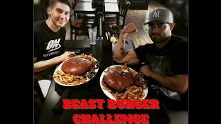 BOKAMPERS 55 POUND BEAST BURGER CHALLENGE [upl. by Nebe]