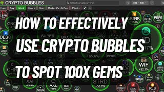 How To Use Crypto Bubbles to Find Trade amp Predict Hot Coins cryptobubbles [upl. by Analak165]