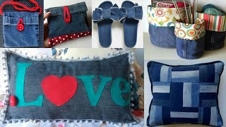 3 Ideias Lindas Para Reciclar Jeans [upl. by Oesile]