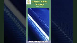 High performance fabric Kevlar and Carbon fiber weaving process [upl. by Atiuqet]