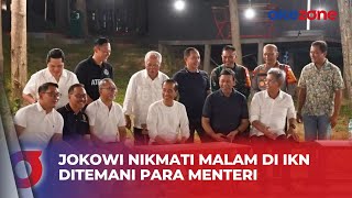 Jokowi Habiskan Malam Minggu di IKN Ditemani MenteriMenteri AHY Nyanyi MenPUPR Basuki Main Drum [upl. by Aeslahc767]