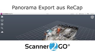 Panorama Bilder aus ReCap im JPG oder PNG Format exportieren  Scanner2GO [upl. by Becky]