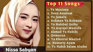 TOP 11 Songs Nissa Sabyan [upl. by Sibelle]