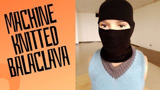 Machine Knitted BalaclavaSki Mask [upl. by Lewert]