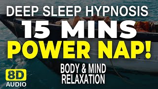 15Minute POWER NAP to Recharge Energy and Focus Guided Relaxation with Binaural Beats [upl. by Katlin]