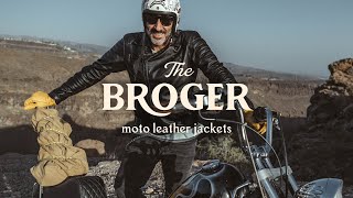 Broger  Motorcycle Leather Jacket Campaign [upl. by Yrrek347]