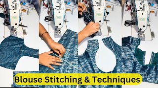 Blouse stitching and techniques [upl. by Divadnahtanoj]