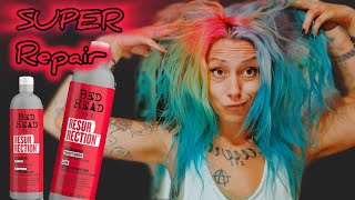 BED HEAD RESURRECTION SUPER REPAIR Shampooamp Conditioner REVIEW [upl. by Odelia714]