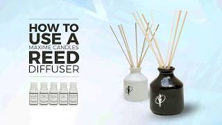 How to use Reed Diffuser  Maxime Candles [upl. by Leake]