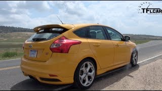 2013 Ford Focus ST 060 MPH Drive amp Review [upl. by Akierdna144]