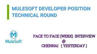 MuleSoft Interview question and answers collected yesterday Recent interview for Mule Developer [upl. by Kalk]