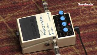 BOSS DD3 Digital Delay Pedal Review  Sweetwater Sound [upl. by Cence]