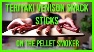 How to smoke your own Homemade Teriyaki Beef and Venison Snack Sticks  Better than slim jims [upl. by Ecinehs]