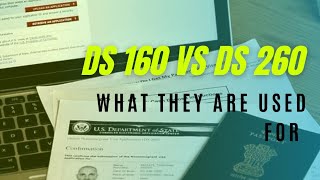 Difference Between DS 160 And DS 260  What They Are Used For [upl. by Nahte]