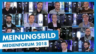 Meinungsbild  Medienforum Mittweida 2018 [upl. by Adnohrahs]